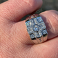 Baguette Men's Hip Hop Ring  customdiamjewel   