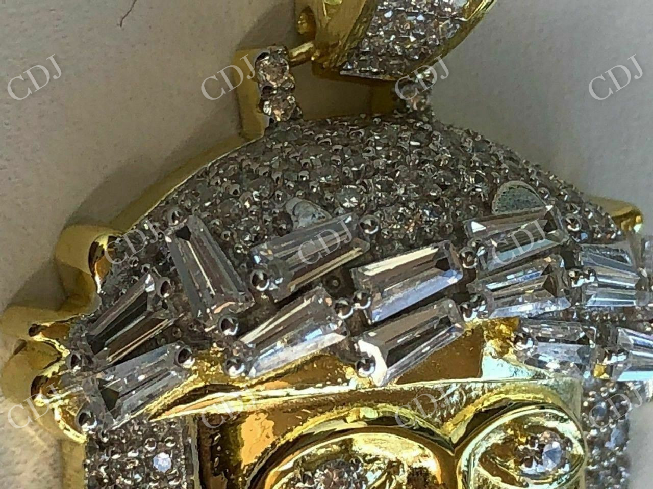 Iced 2ct Diamond Jesus Pendant  customdiamjewel   