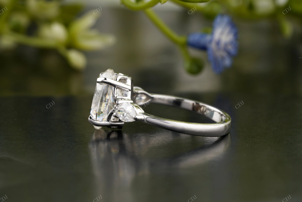 Marquise Side Stone Lab-Grown Diamond Ring