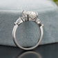 Marquise Side Stone Lab-Grown Diamond Ring