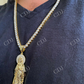 Luxury 14k Gold Virgin Mary Pendant customdiamjewel