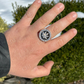 Marijuana Leaf Men's Diamond Ring  customdiamjewel   