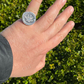 Marijuana Leaf Men's Diamond Ring  customdiamjewel   