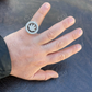 Marijuana Leaf Men's Diamond Ring  customdiamjewel   