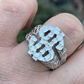 Nugget Dollar Sign Men's Ring  customdiamjewel   