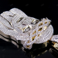 Hip Hop Sterling Silver Iced Out Jesus Pendant hip hop jewelry CustomDiamJewel