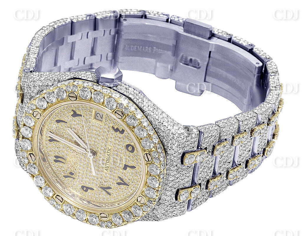 AP Modified Arabic Digit Iced Out watch customdiamjewel