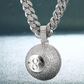 Iced Out 8 Number Hip Hop Moissanite Diamond Ball Pendant hip hop jewelry CustomDiamJewel