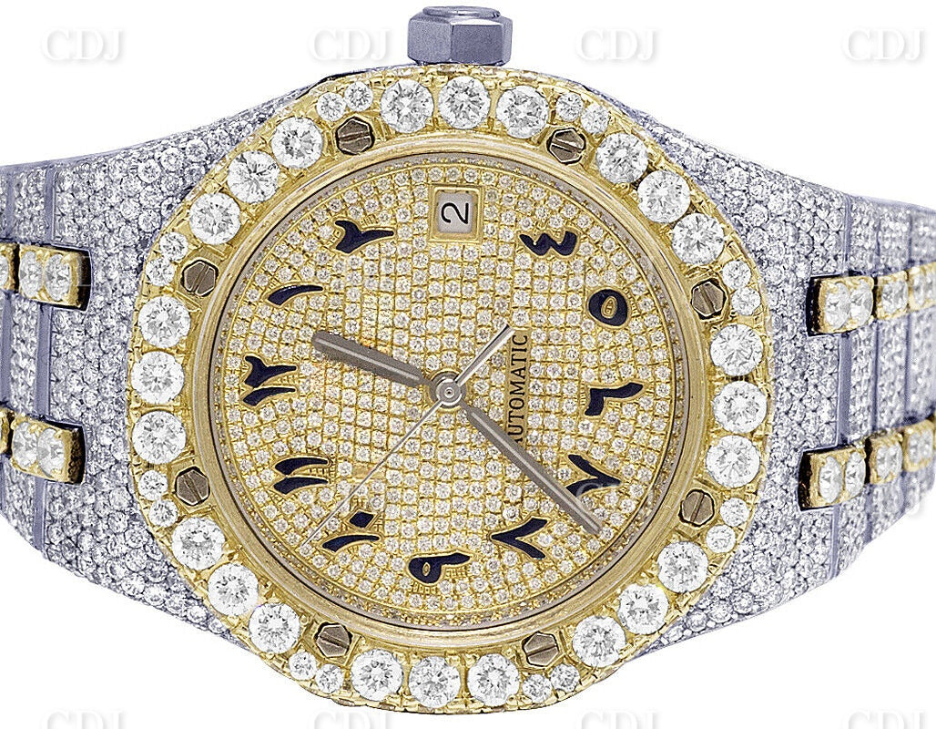 AP Modified Arabic Digit Iced Out watch customdiamjewel
