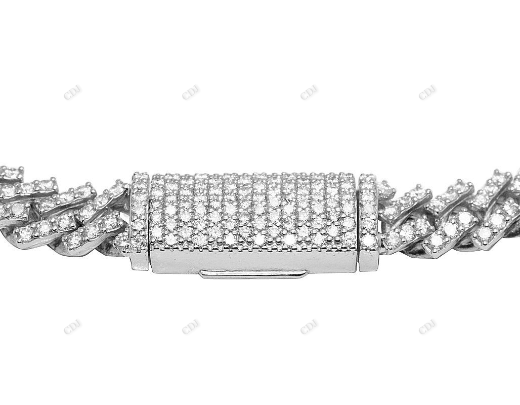 Customized 9MM VVS Moissonaite Miami Cuban Bracelet