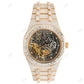 AP Skeleton Moissanite Diamond Watch customdiamjewel