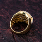 Round Cluster Baguette Halo 925 Silver Ring hip hop jewelry customdiamjewel