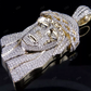 Hip Hop Sterling Silver Iced Out Jesus Pendant hip hop jewelry CustomDiamJewel