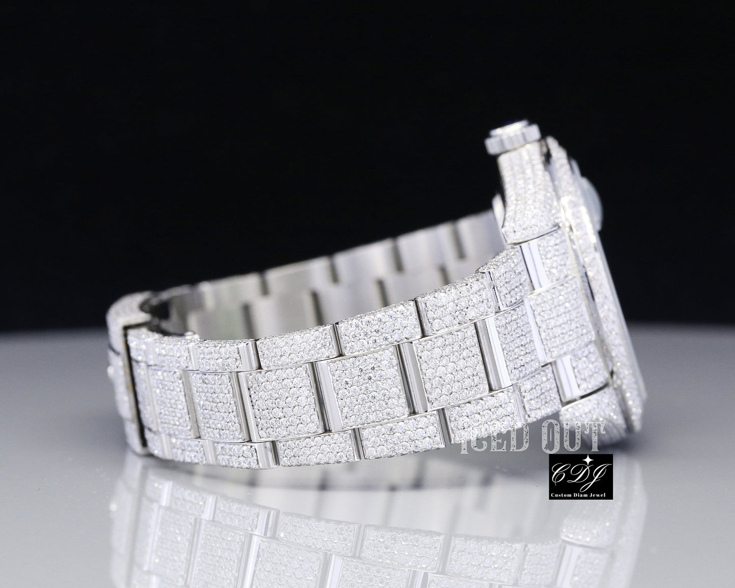 Rolex Datejust 41 Arabic Dial Iced Out 2025 Hip Hop Watch customdiamjewel