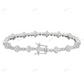 Luxury High Quality Moissanite Cross Bracelet hip hop jewelry CustomDiamJewel