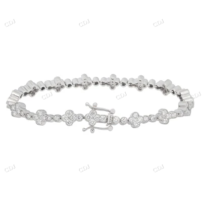 Luxury High Quality Moissanite Cross Bracelet hip hop jewelry CustomDiamJewel