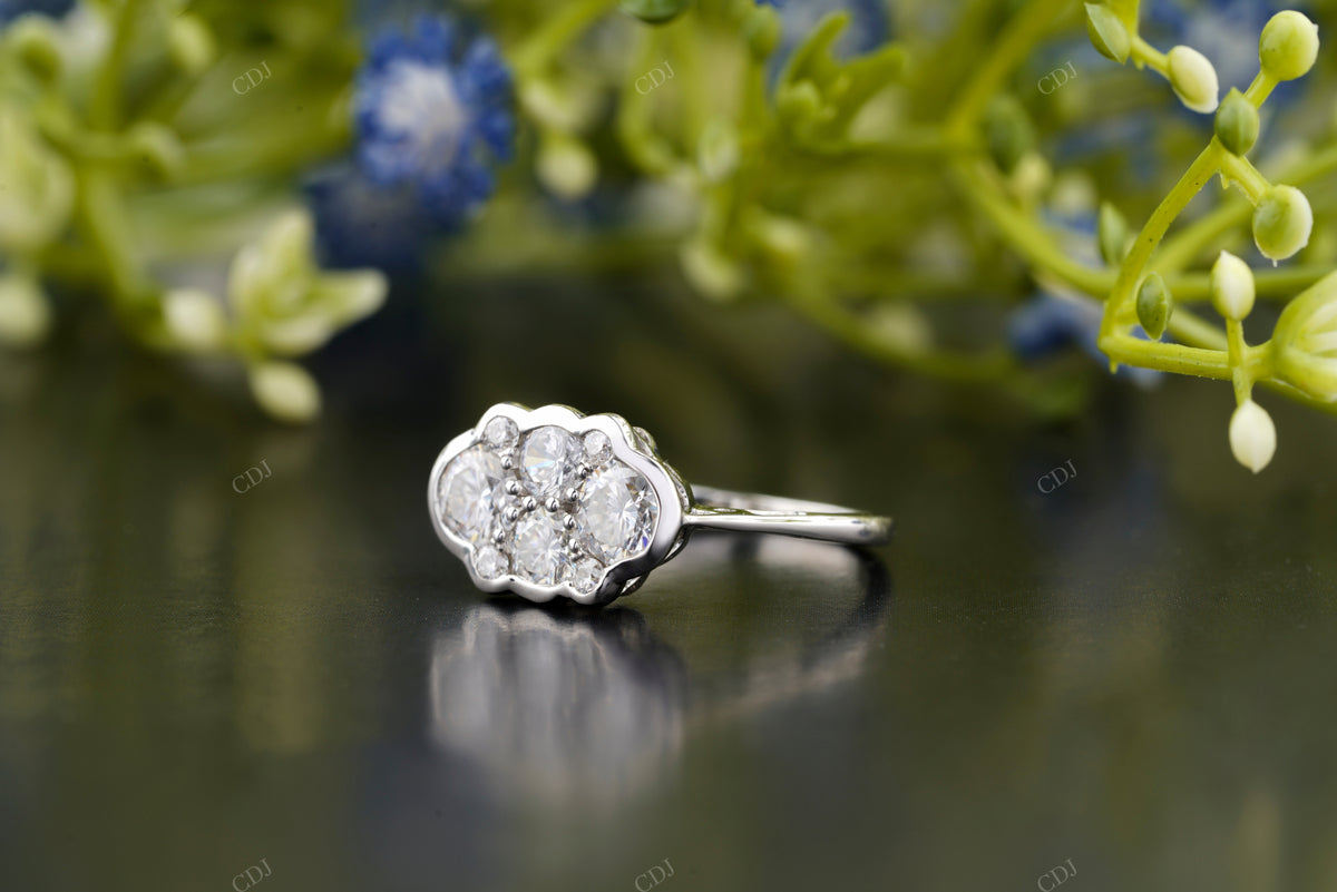 Round Lab-Grown Diamond Bezel Ring customdiamjewel