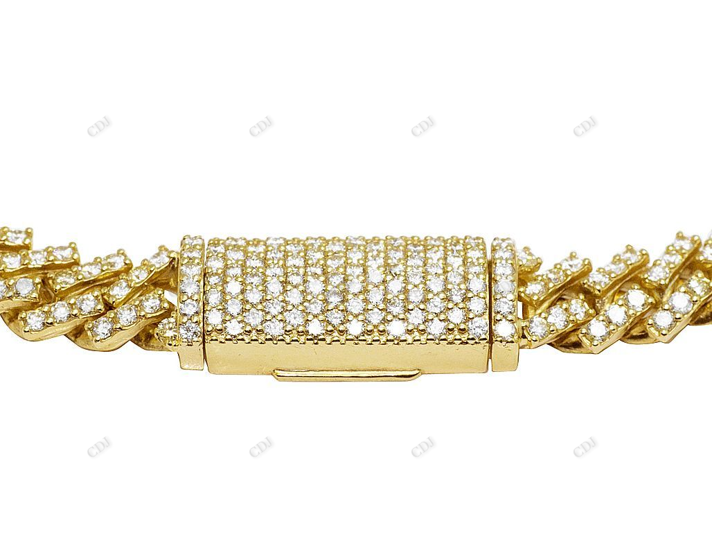 Customized 9MM VVS Moissonaite Miami Cuban Bracelet