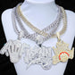 High Quality Trendy Iced Out Enamel Rapper Pendant hip hop jewelry CustomDiamJewel   