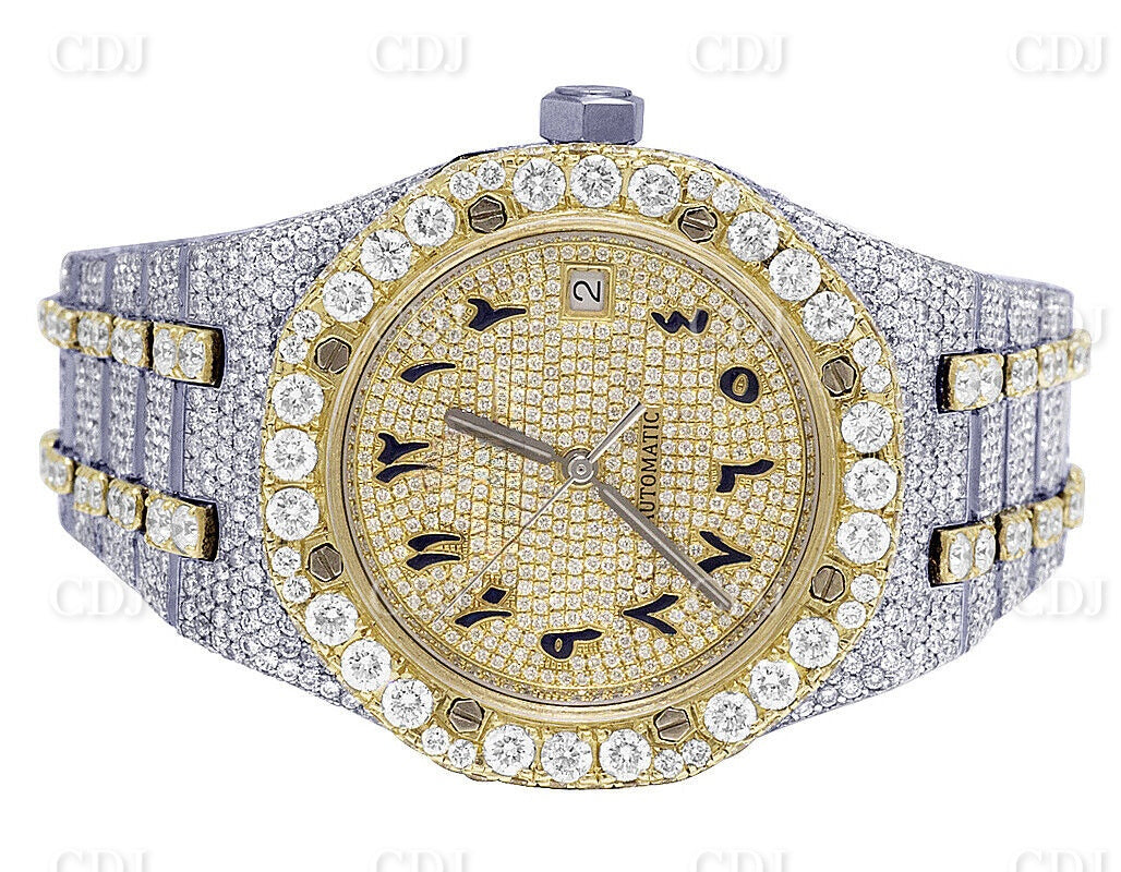 AP Modified Arabic Digit Iced Out watch customdiamjewel
