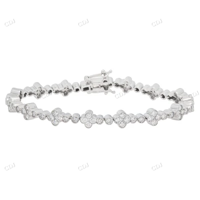 Luxury High Quality Moissanite Cross Bracelet hip hop jewelry CustomDiamJewel