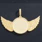 Moissanite Angel Wings Memory Pendant hip hop jewelry CustomDiamJewel