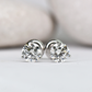 Lab Grown Diamond Round Cut Earrings customdiamjewel