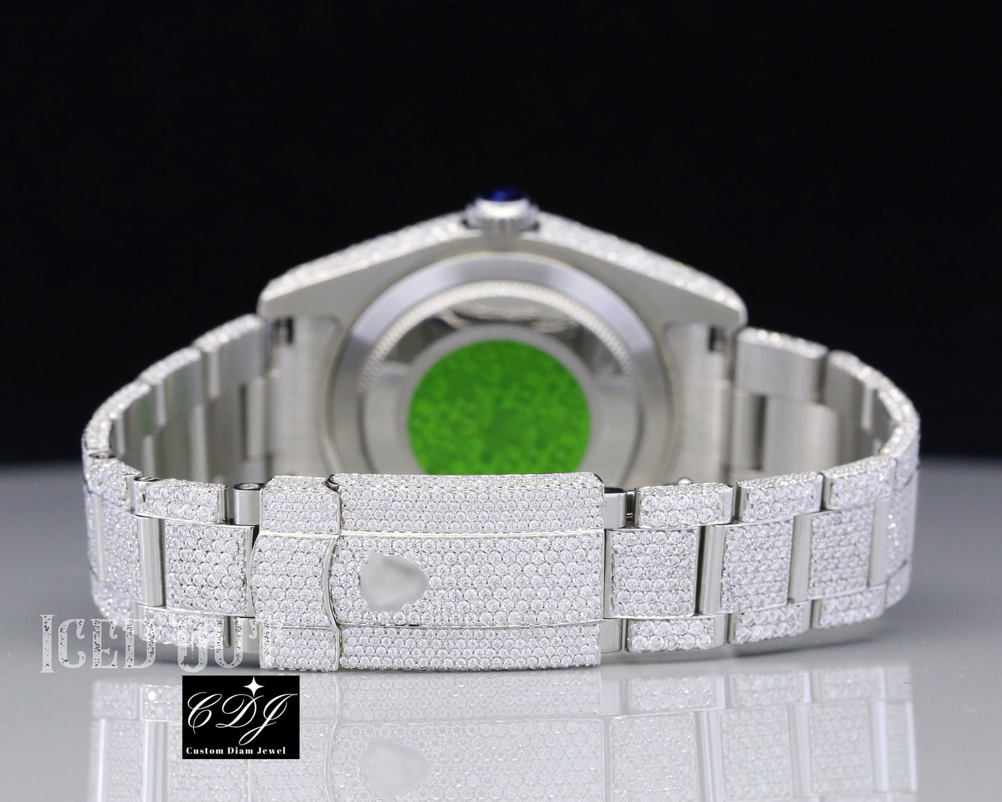 Rolex Datejust 41 Arabic Dial Iced Out 2025 Hip Hop Watch customdiamjewel