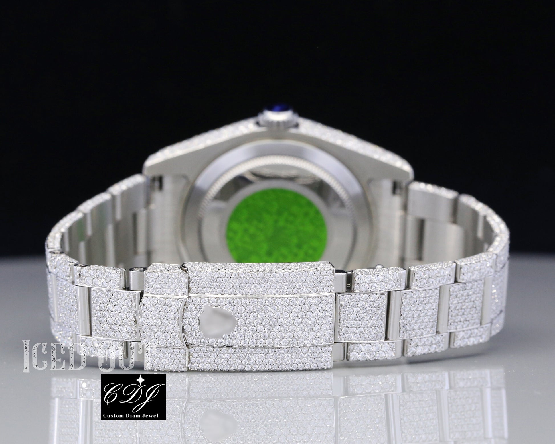 Rolex Datejust 41 Arabic Dial Iced Out 2025 Hip Hop Watch customdiamjewel