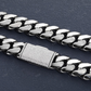 20MM Solid 14K Gold Bold Cuban Link Iced Claps Chain hip hop jewelry CustomDiamJewel