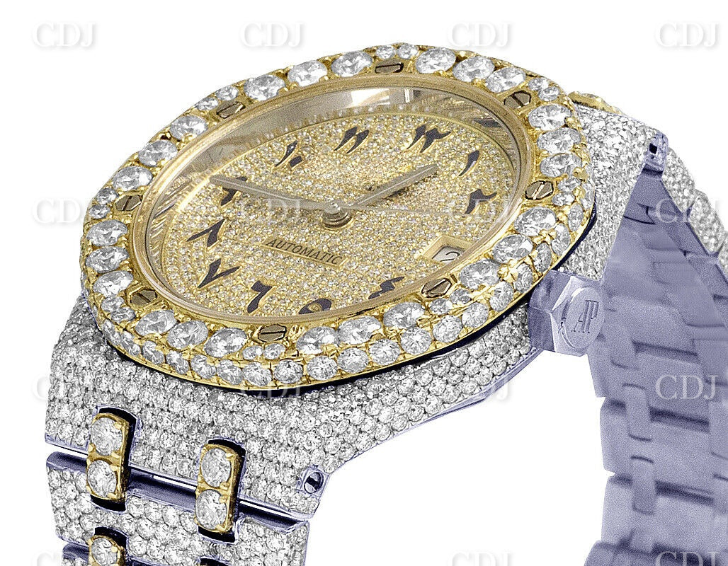 AP Modified Arabic Digit Iced Out watch customdiamjewel