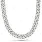 18KT Yellow Gold Plated Moissanite Cuban Chain CustomDiamJewel