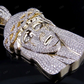Hip Hop Sterling Silver Iced Out Jesus Pendant hip hop jewelry CustomDiamJewel