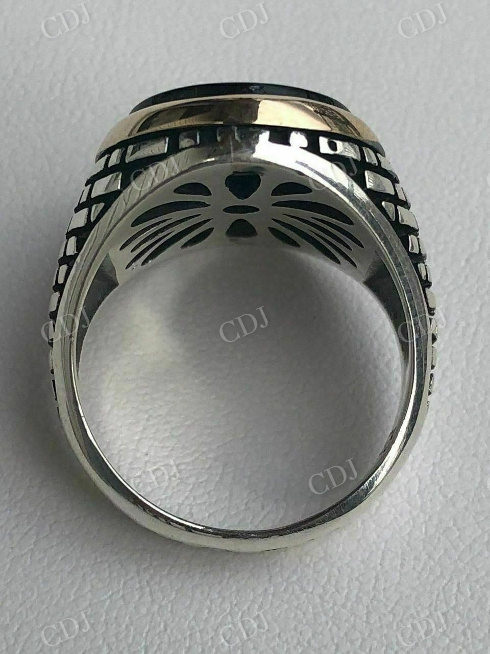 Black Onyx Men's Large Ring  customdiamjewel   