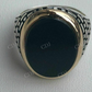 Black Onyx Men's Large Ring  customdiamjewel   