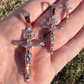 Solid Gold Cross Jesus Piece Crucifix Pendant  customdiamjewel   