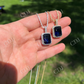 Lab Created Blue Sapphire Pendant  customdiamjewel   