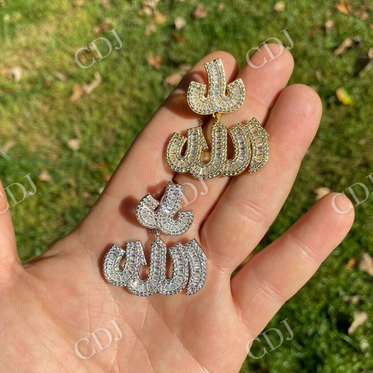 Diamond Allah Arabic Pendant  customdiamjewel   