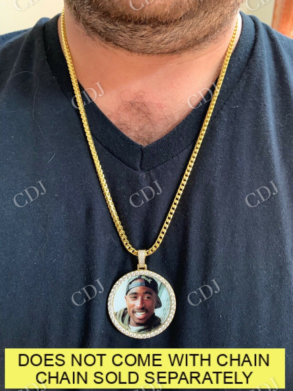 Custom Hip Hip Photo Pendant  customdiamjewel   