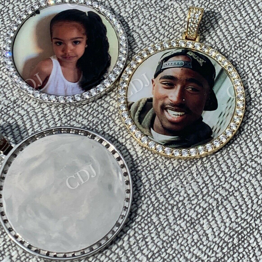 Custom Hip Hip Photo Pendant  customdiamjewel   