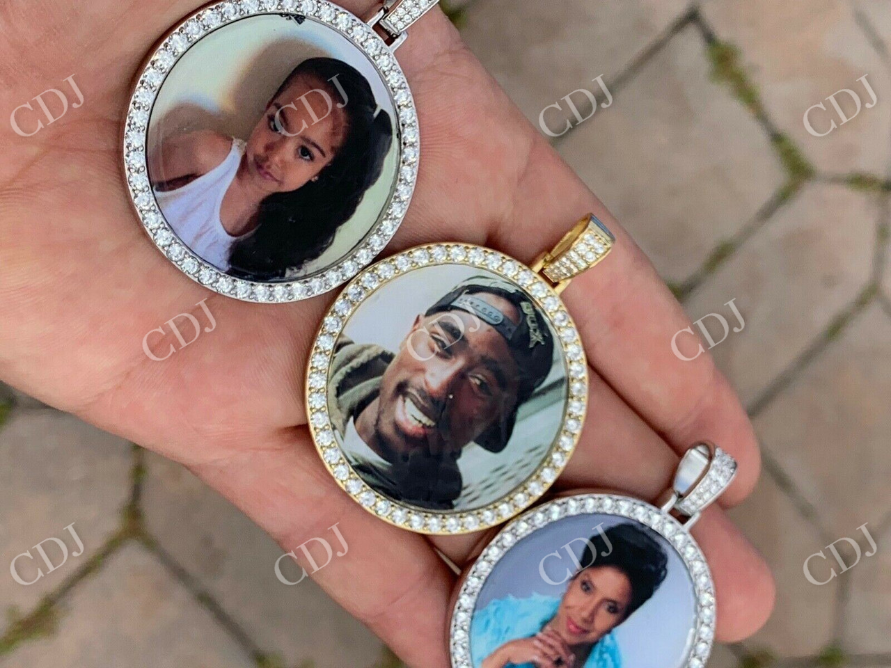 Custom Hip Hip Photo Pendant  customdiamjewel   