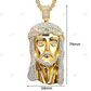 Hip Hip Custom Christ Head Jesus Pendant hip hop jewelry CustomDiamJewel