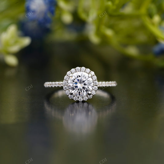 Classic Round Lab-Grown Diamond Ring customdiamjewel