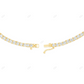 VVS Moissanite 925 Sterling Silver Tennis Chain CustomDiamJewel