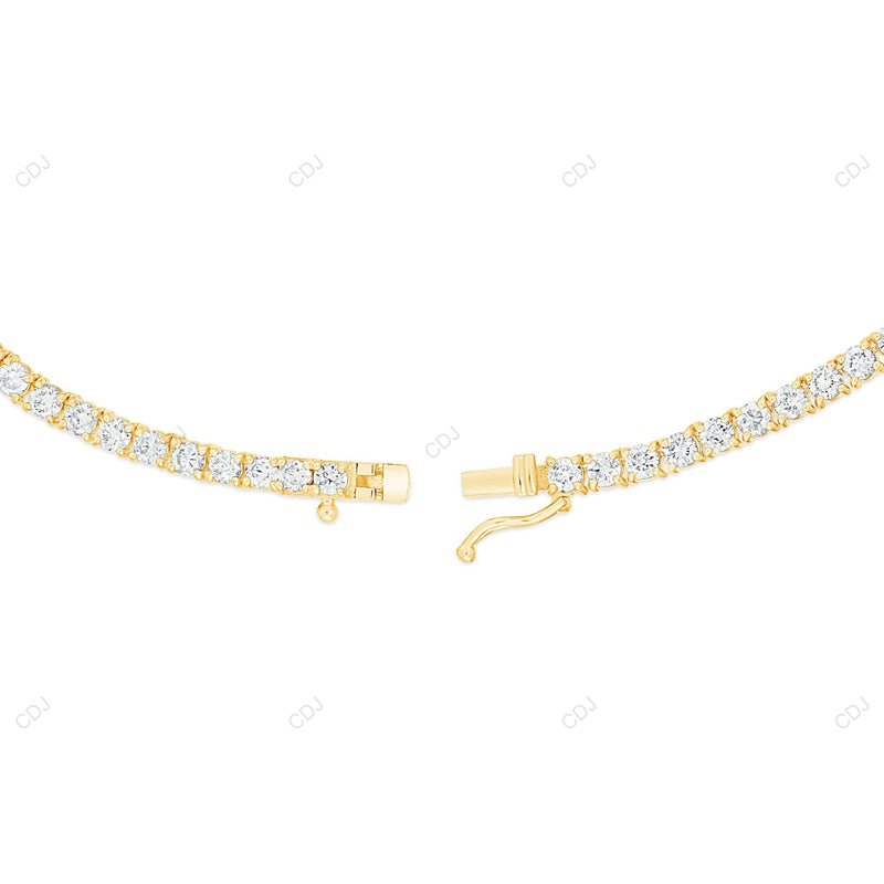 VVS Moissanite 925 Sterling Silver Tennis Chain CustomDiamJewel