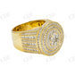 4.95 CTW Gold Plated Moissanite Unisex Ring Hip Hop Ring customdiamjewel