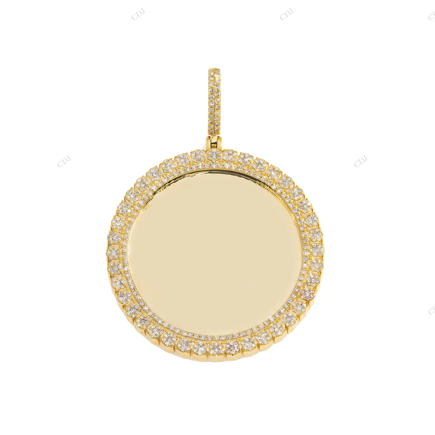 1.80 CTW 2.1 Inch Custom Photo Pendant hip hop jewelry CustomDiamJewel