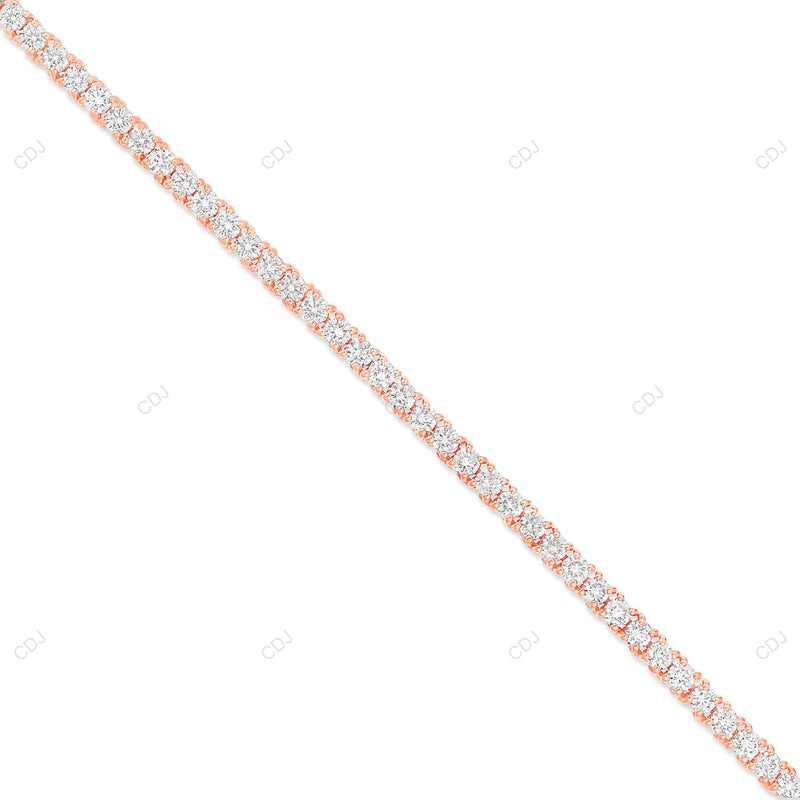 VVS Moissanite 925 Sterling Silver Tennis Chain CustomDiamJewel