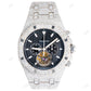 Fully Iced Out AP Chrono VVS Diamond Watch For Men customdiamjewel