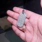 Custom Design Silver Moissanite Pendant hip hop jewelry customdiamjewel   